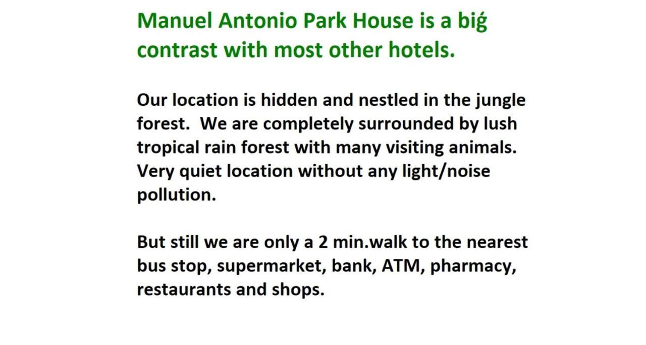 Manuel Antonio Park House - Adults Only Hotell Eksteriør bilde